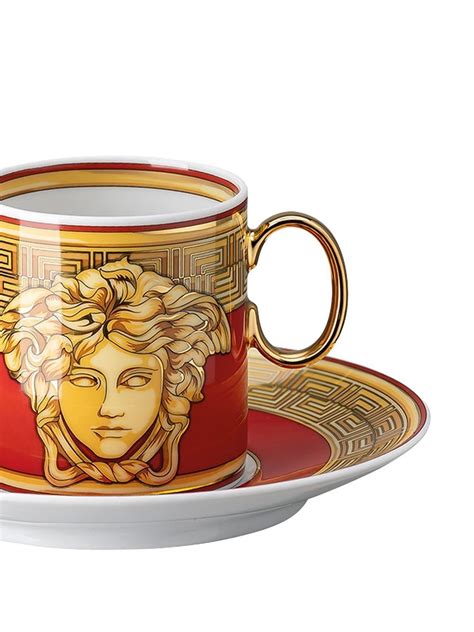 versace espresso cup set|versace medusa drinking glasses.